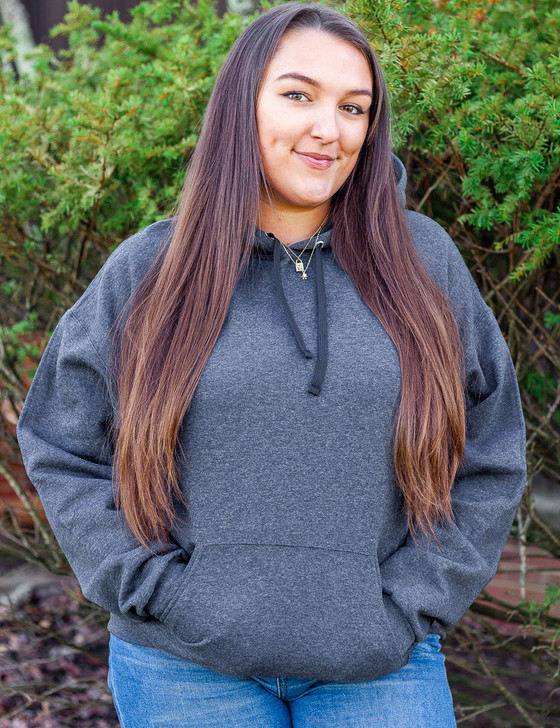 black heather sweatshirt