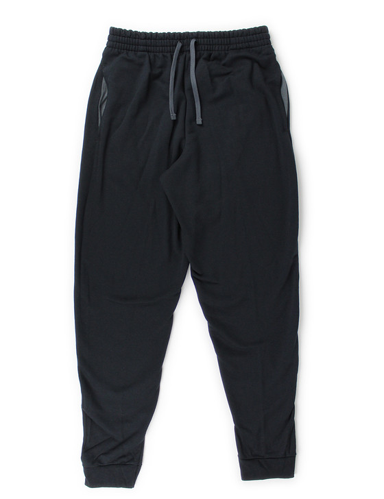 Plain Pocketed Sweatpants (Black) - B-WEAR