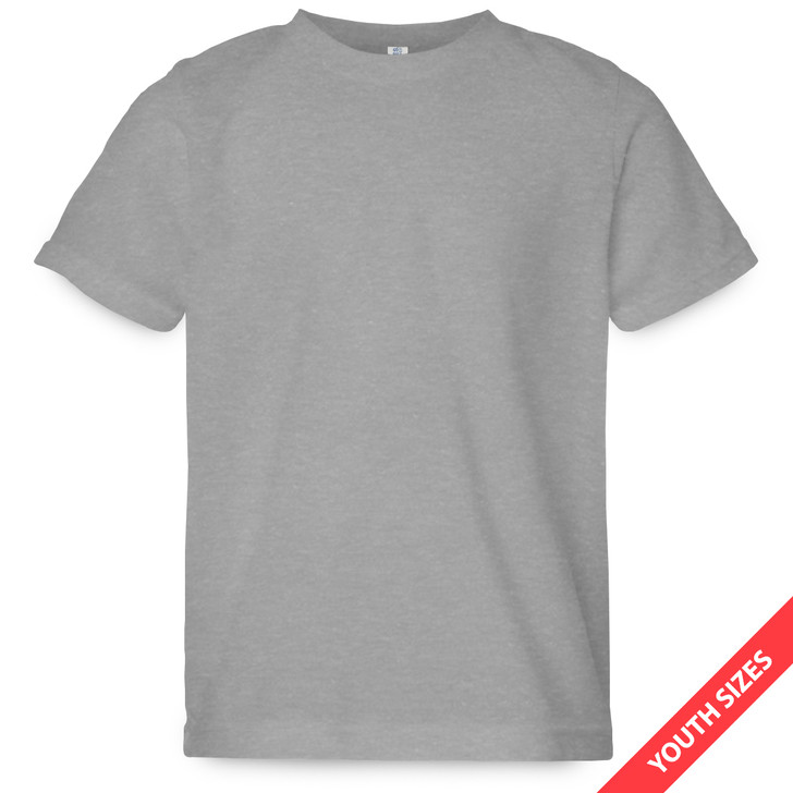 Plain Youth Short Sleeve Classic Tee (Athletic Heather)