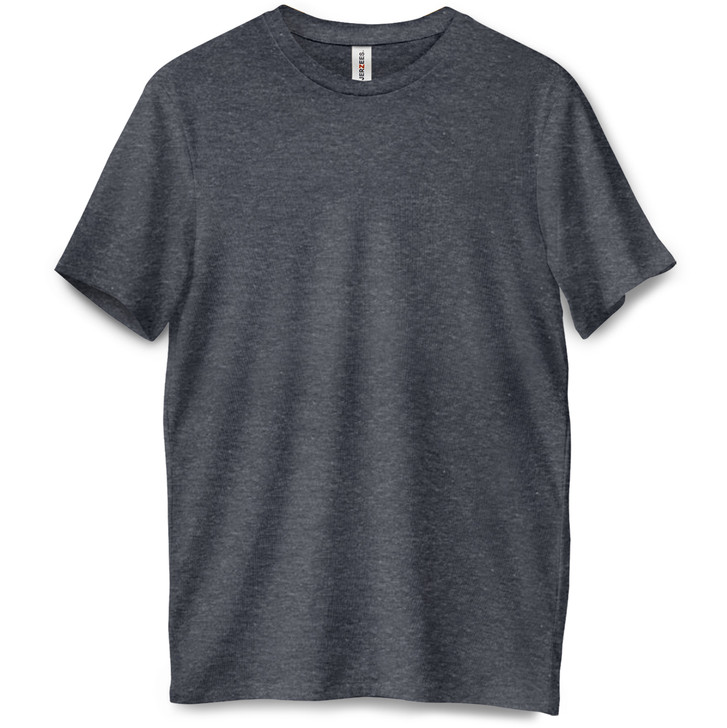 Plain Short Sleeve Premium Tee (Black Heather)