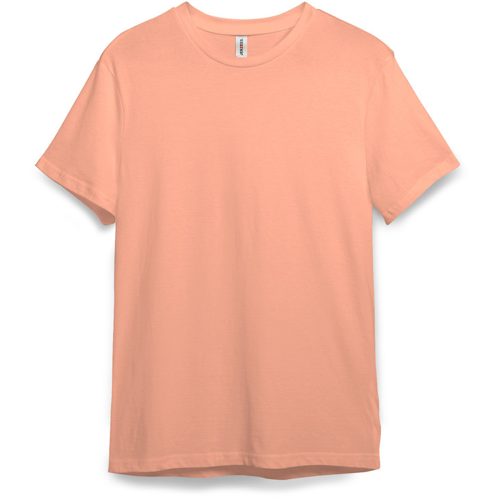 Plain Short Sleeve Premium Tee (Peach)