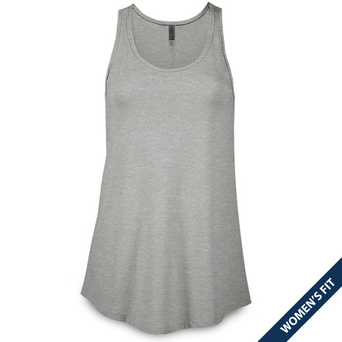 Plain Women's Flowy Tank Top (Black Heather) - B-WEAR