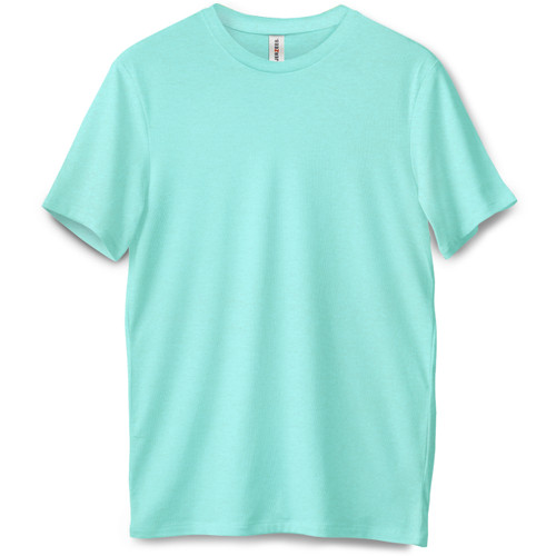 Plain Short Sleeve Premium Tee (Simply Aqua Heather)