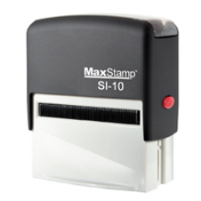 Small Self Inking Stamp – Up to 3 Lines of Text – 9/16" x 1 1/2" Small Self Inking Stamp – Up to 3 Lines of Text – 9/16" x 1 1/2"