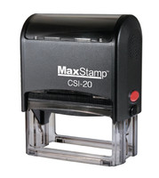 Medium Self Inking Stamp – Up to 4 Lines of Text – 3/4" x 1 7/8"