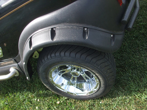 custom wheels golf cart