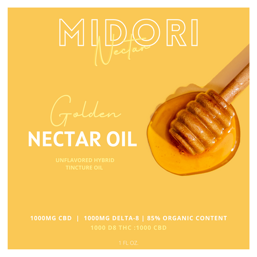 Golden Nectar Oil (D8/CBD Hybrid)