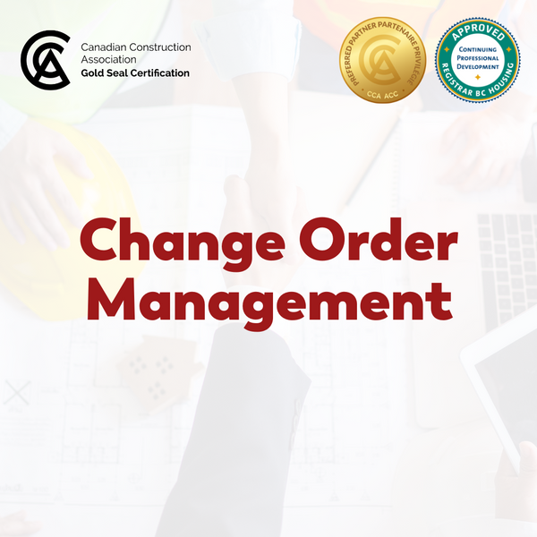 Change Order Management