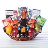 Congratulations gift basket front view