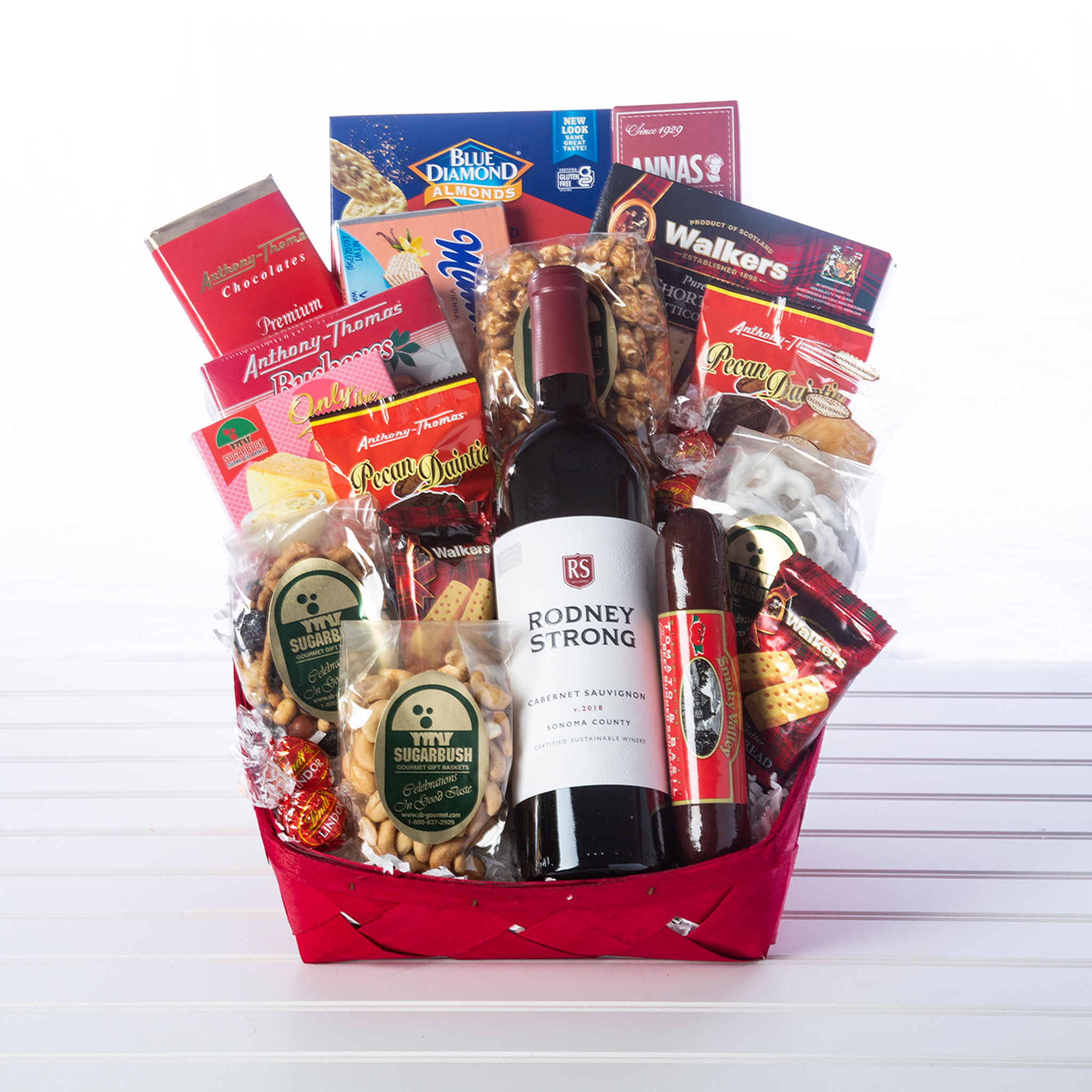 Deluxe Chocolate & Sweets Gift Tower - Gift Basket Universe