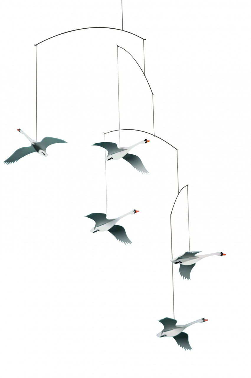 Flensted Scandinavian Swan Mobile