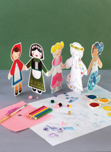 Petit Collage Fairy Tales Paper Doll Chain Petit Collage Fairy Tales Paper Doll Chain