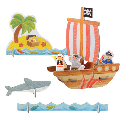 Petit Collage Pop-out and Color Pirates