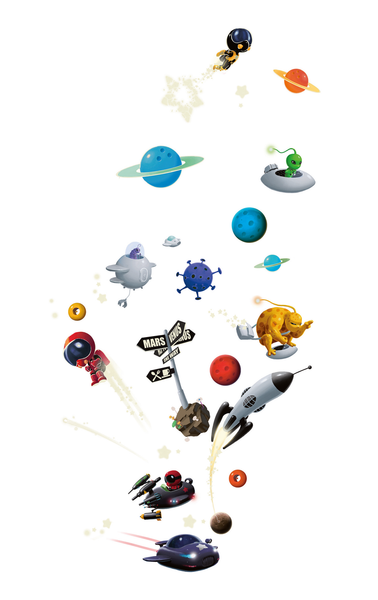 Djeco Astronaut Wall Stickers