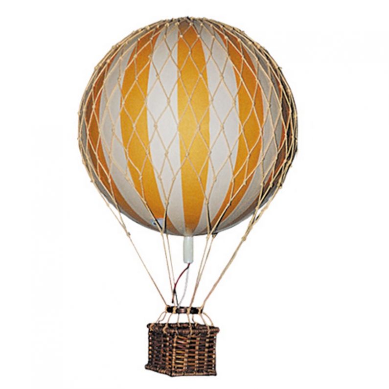  Floating the Skies Hot-Air Balloon Yellow