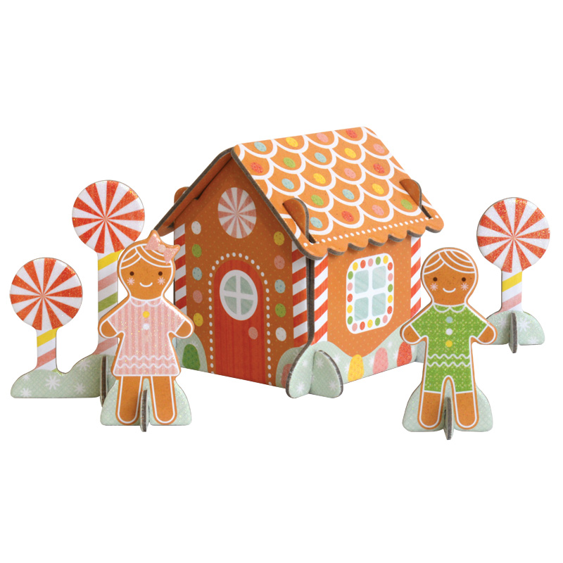 Petit Collage Pop Out And Play Gingerbread House
