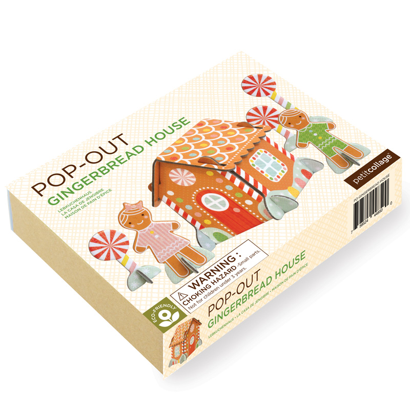 Petit Collage Pop Out And Play Gingerbread House