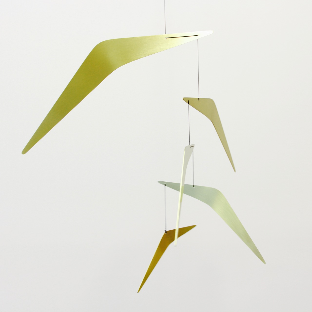 Ekko Workshop Vectored Array Mobile in Brass