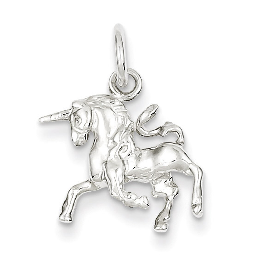 Unicorn Charm Sterling Silver QC920