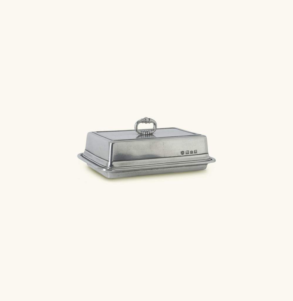 Match Pewter Double Butter Dish With Cover 1139