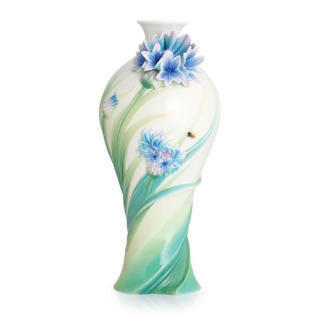 Franz Porcelain Cornflower Mid Size Vase FZ02846