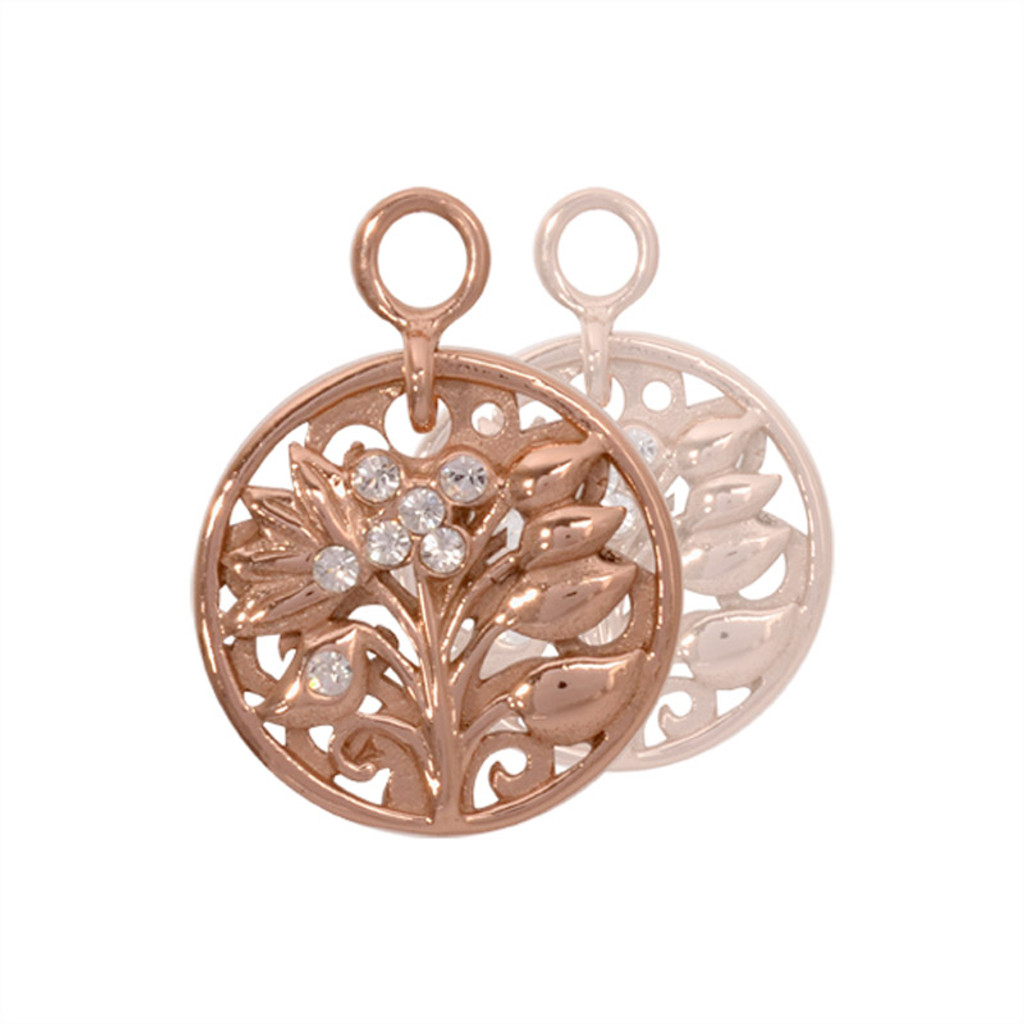 Nikki Lissoni Fantasy Tree 2 Pieces Rose Gold-Plated 14mm Earrings MPN: EAC2007RG EAN: 8718627465097