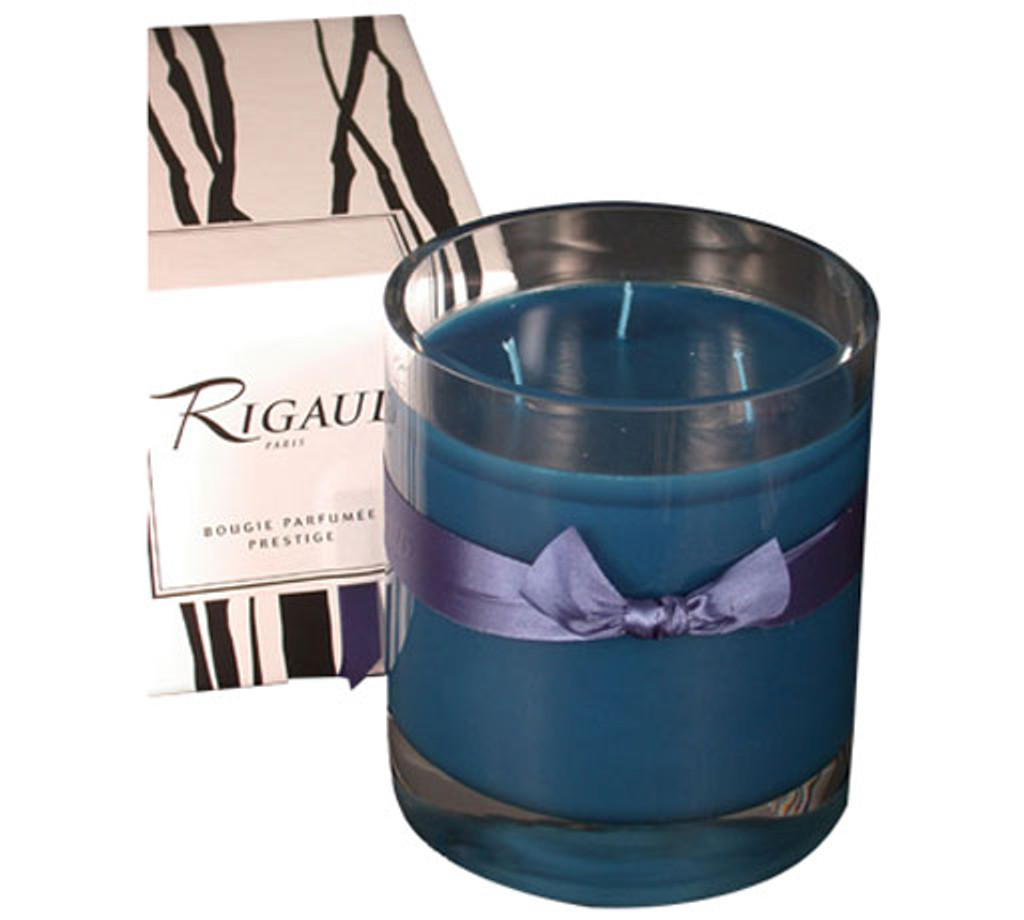 Rigaud Three Wick Prestige Candle Chevrefeuille Royal Blue