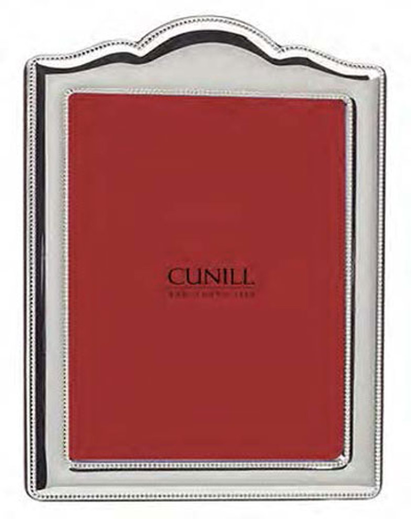 Cunill Barcelona Arch Bead 4 x 6 Inch Picture Frame - Silverplated MPN: 140103