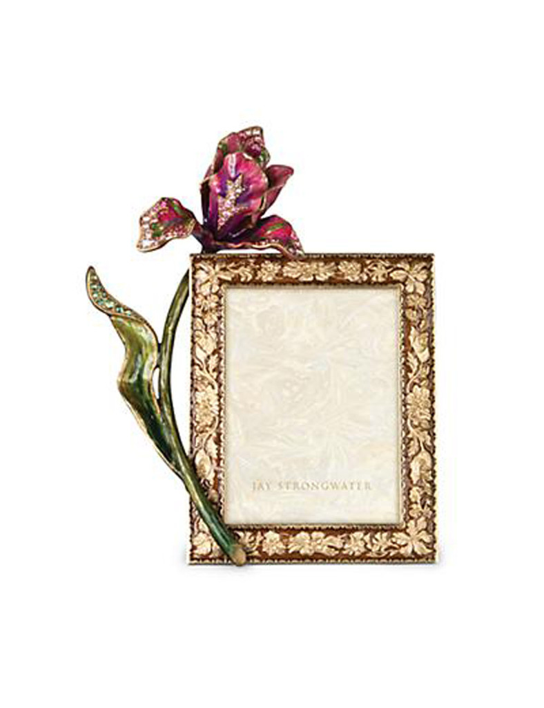 Jay Strongwater Ilsa Bouquet 3 x 4 Inch Tulip Picture Frame MPN: SPF5808-289