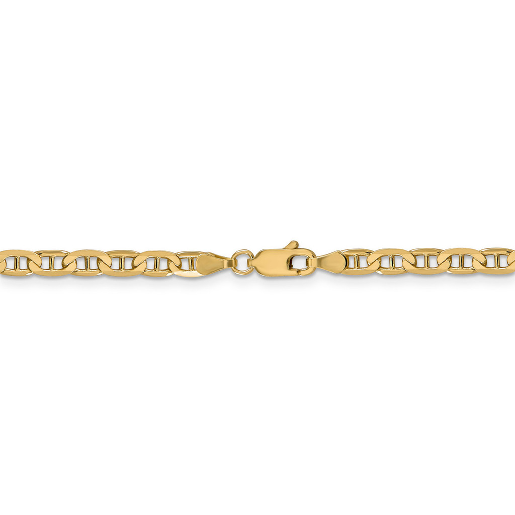 3.75mm Concave Anchor Chain 22 Inch 14k Gold HB-1315-22