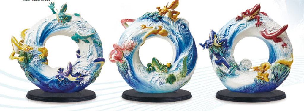 Franz Porcelain Position and Wealth
Nine Dragons Porcelain Figurines MPN: FZ03627