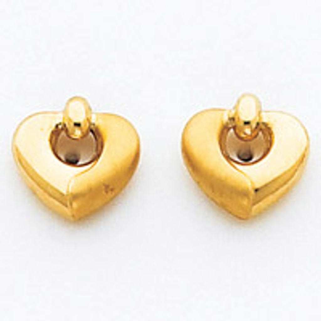 Heart Earrings 14k Gold MPN: YE291 UPC: