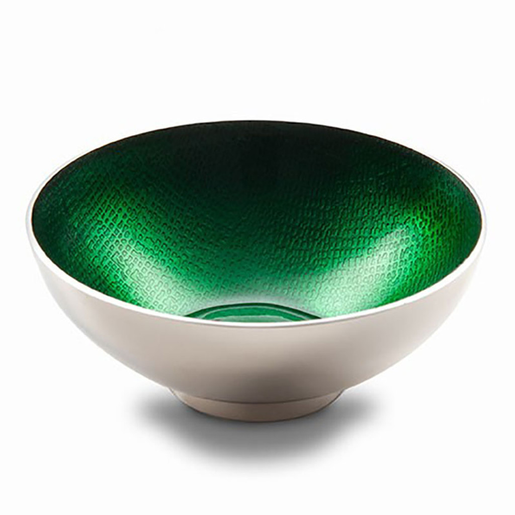 Mary Jurek Symphony Emerald Green Round Bowl 4.5" MPN: SYPH005.7, UPC: 817658014323