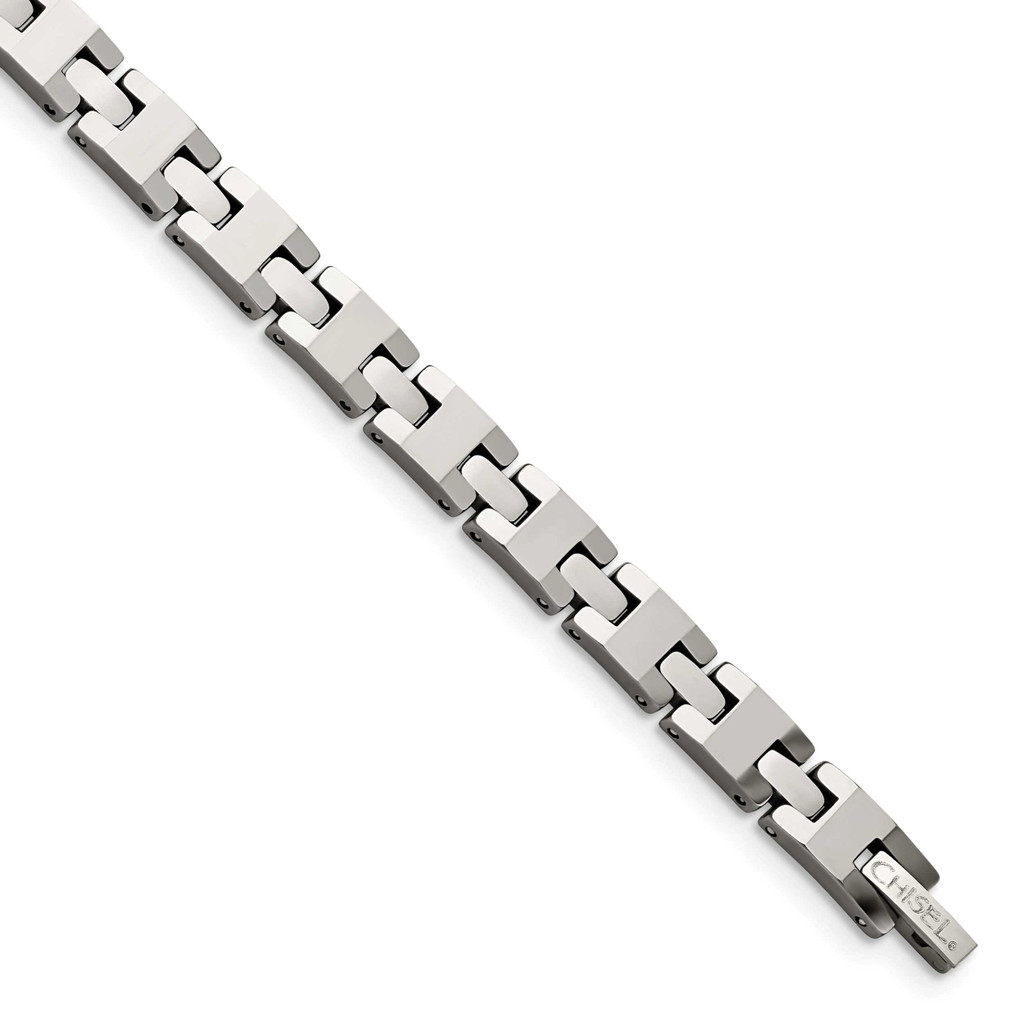 Polished 8.25 Inch Bracelet Tungsten, MPN: TUB114-8.25, UPC: 883957894904