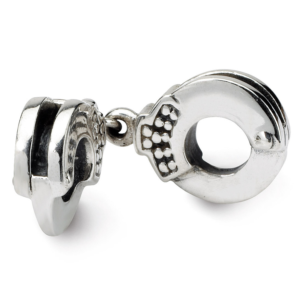 Handcuffs Bead - Sterling Silver QRS318