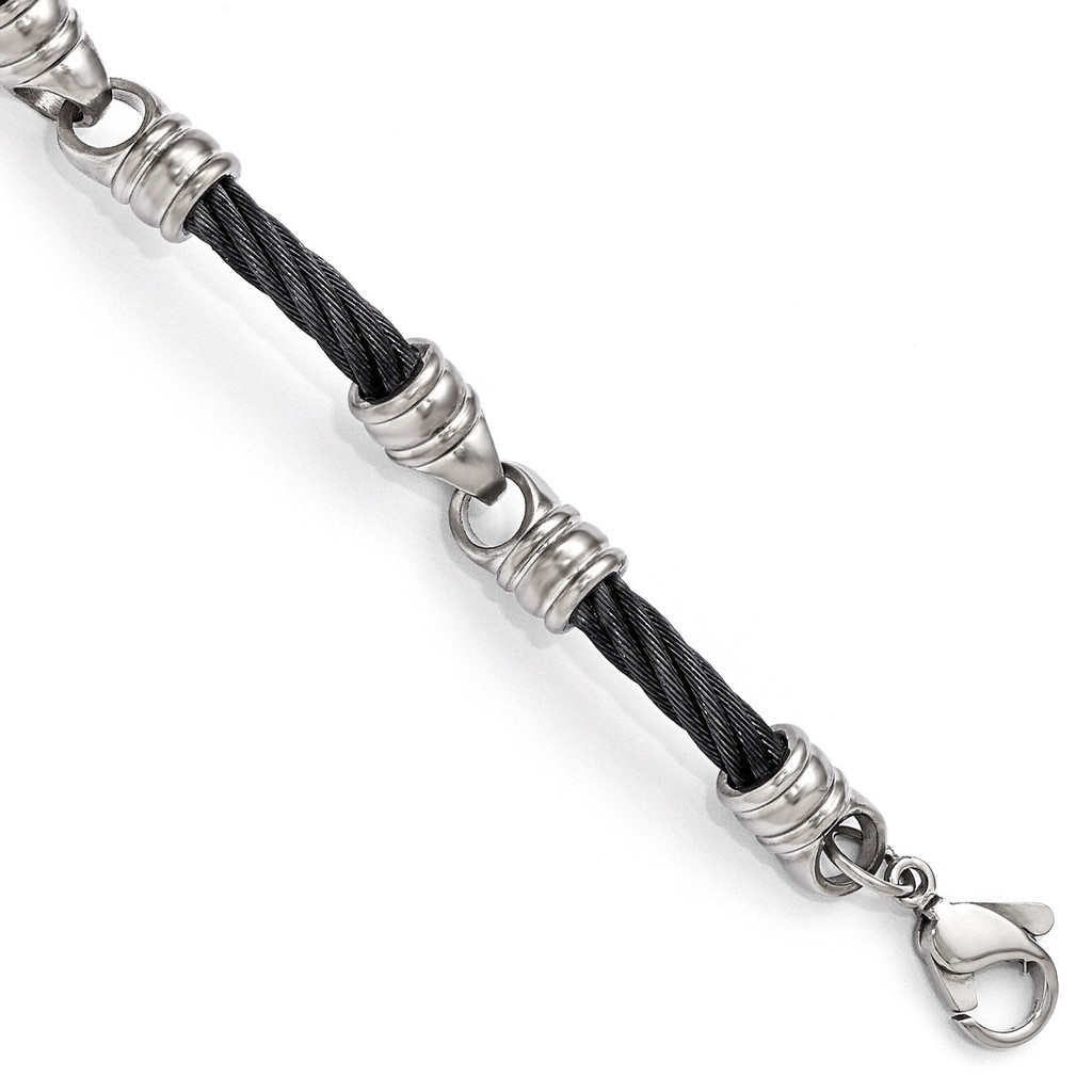 Edward Mirell Titanium Cable Link Bracelet EMB110-8
