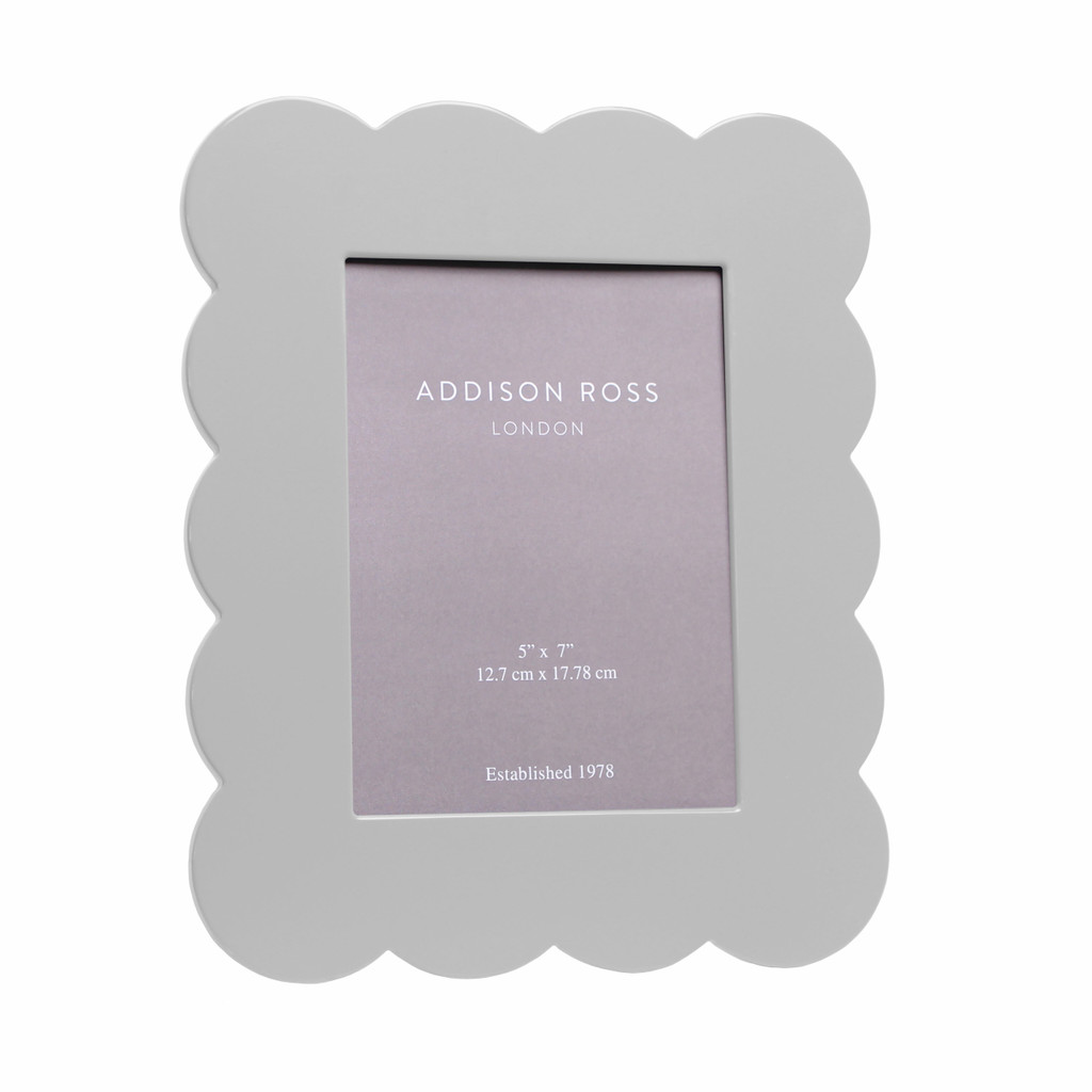 Addison Ross London Chiffon Scalloped Lacquer Photo Frame 5 x 7 Inch Lacquer, MPN: FR11001, UPC: 5024043194798