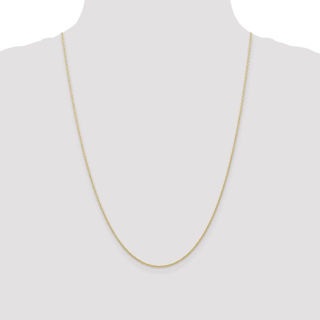 Carded Cable Rope Chain 18 Inch 10k Gold 10K7RY-18