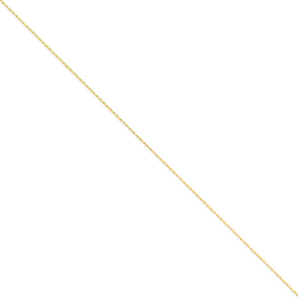 0.80mm Spiga Pendant Chain 16 Inch 14k Gold PEN161-16