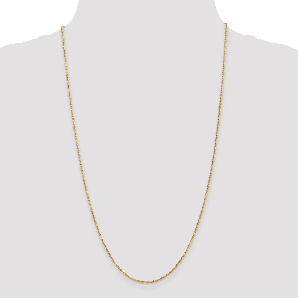 1.3mm Heavy-Baby Rope Chain 24 Inch 14k Gold PEN6-24