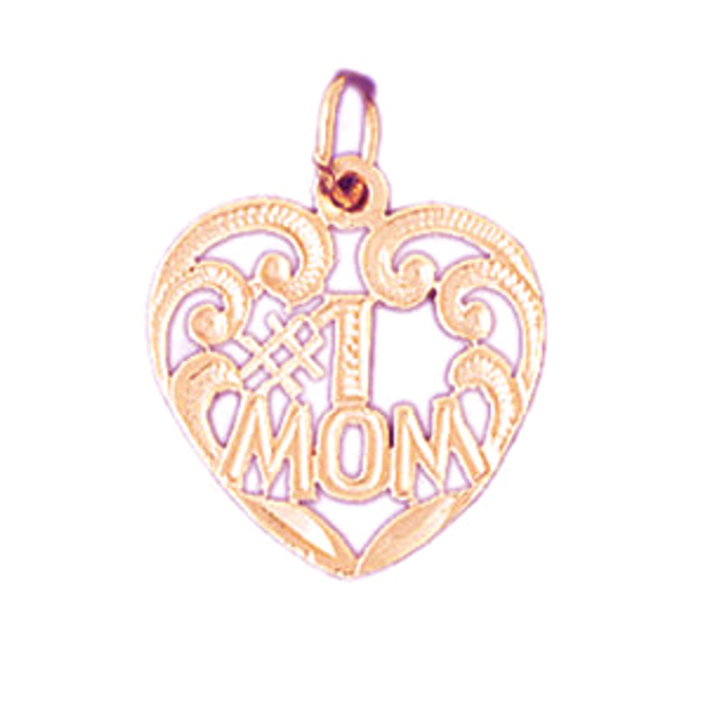 number one mom pendant