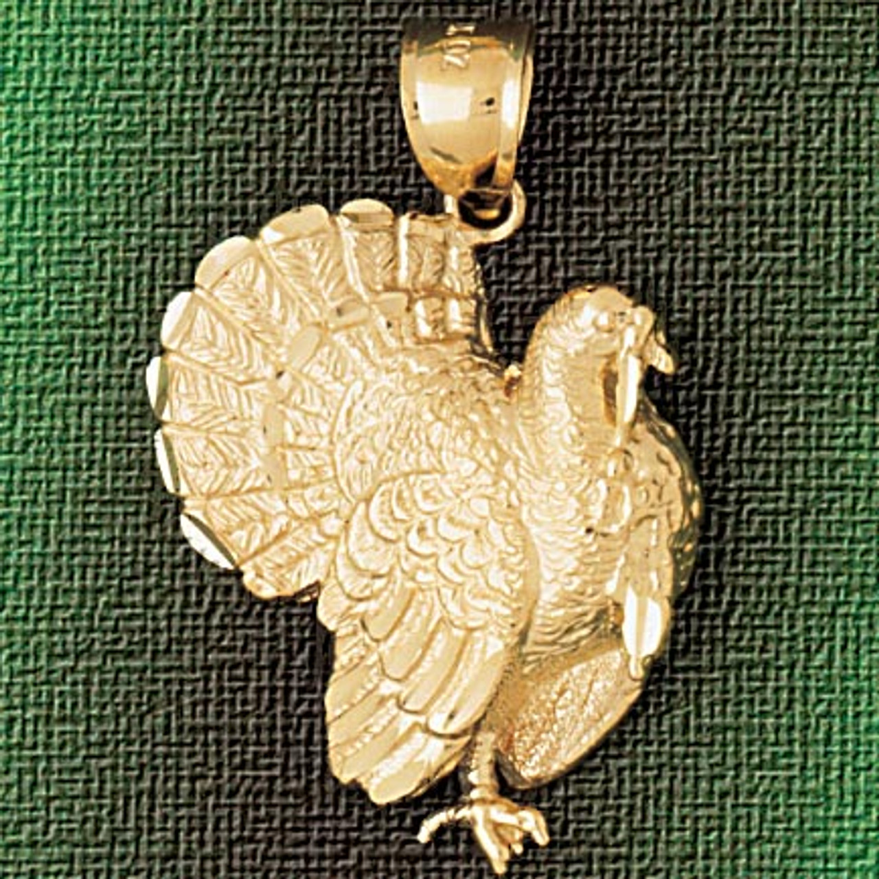 turkey necklace charm