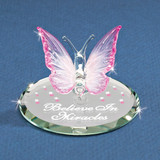 Believe Butterfly Glass Figurine GM1198