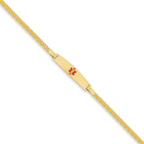 Medical Jewelry Children's Bracelet 14k Gold XM420-6