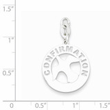 Confirmation Dove Charm Sterling Silver Polished QC7390