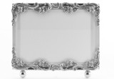 La Paris Country French 3.5 x 5 Inch Silver Plated Picture Frame - Horizontal