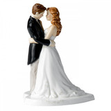 Royal Doulton Occasions Our Wedding Day Cake Topper, 6.7 Inch