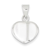 Sterling Silver Heart Charm MPN: QC4564