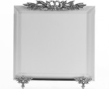 La Paris Winterberry 5 x 5 Inch Silver Plated Picture Frame