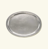 Match Pewter Oval Incised Tray Large 847